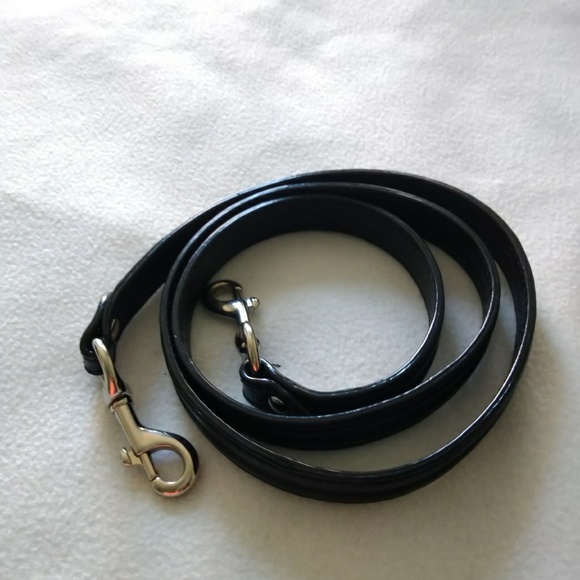 Coach Black Pebble Leather File Bag - Picture 5 of 7